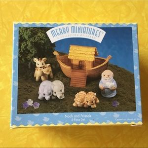 Hallmark Merry Miniatures, Noah and Friends. NIB